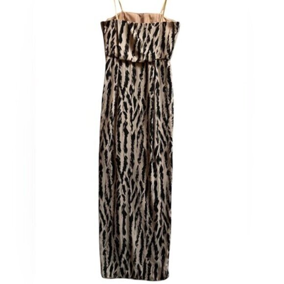 BCBG MaxAzria Jesse strapless cocktail maxi dress Sz 4 - Picture 4 of 13